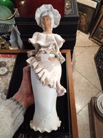 Pfening's beautiful ceramic female statue, 40 cm high.