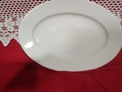 Zsolnay ovális fehér tányér