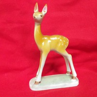 Raven house porcelain deer figurine.