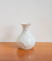 Royal kpm - bavaria porcelain vase - white embossed vase