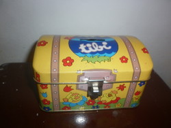 Tibi chocolate box in metal box