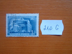 MAGYAR POSTA 1 FORINT 1950 A találmányok 2. országos kiállítása 210G