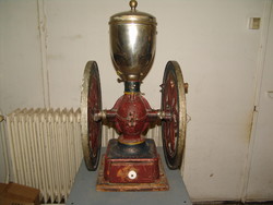 Monumental large antique coffee grinder is a rarity