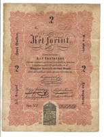 2 két forint 1848 Kossuth bankó 4.