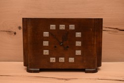Art deco fireplace clock / mechanical / retro / old