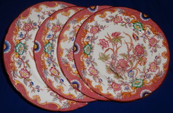 Sarreguemines süteményes tányérok 4 db Minton dekorral.