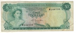 1 dollár 1974 Bahama szigetek 1.