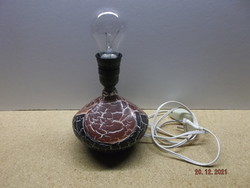 Old ceramic table lamp without cherry beads --- 19 ---