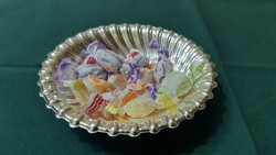 Bowl of sterling silver candies