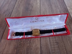 Certina club 2000 gilded men's watch