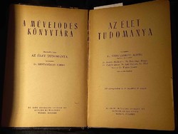 Háború előtti orvosi könyv: Dr Szent Györgyi Albert: Az élet tudománya, Singer és Wolfner 1943as kia