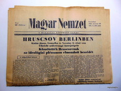 1963 június 29  /  Magyar Nemzet  /  50 éves lettem :-) Ssz.:  19307