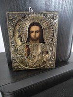 Krisztus ikon oklád