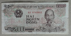 Vietnám 2000 Dong 1988 F