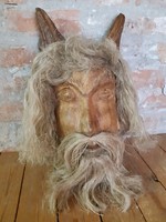 The devil - wood carving