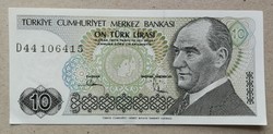 Törökország 10 Líra 1982 XF+