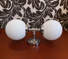 Bauhaus stílusú  dupla gömb lámpa.