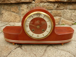 Antik, Art Deco német gyártmányú működő kandalló óra
