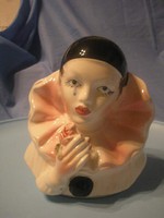 N7 pierrot large art deco cartilage.20 Cm- head rarity gift flawless rarity for sale