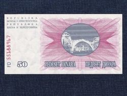 Bosznia-Hercegovina 50 Dínár bankjegy 1992 UNC (id12947)