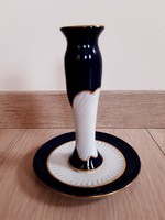 Candlestick with Zsolnay pompadur pattern