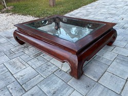 Huge Asian opium-footed coffee table, Chinese, Japanese, Oriental