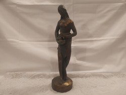 1,-Ft Gyönyörű H.B. szignós bronzírozott szobor