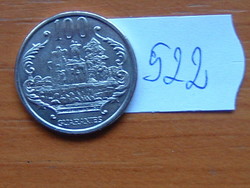 PARAGUAY 100 GUARANIES 2006 Nikkellel borított acél, Királyi pénzverde, Llantrisant #522