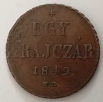 1849 Szabadságharc 1 Krajcár Nagybánya