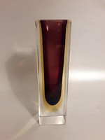 Murano Sommerso üveg váza