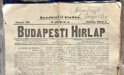 1889 Budapesti Hírlap, Rendkívüli kiadás.