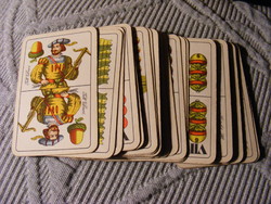 Retro mini Hungarian card deck - playing card factory in Budapest