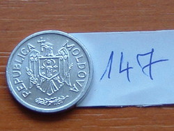 MOLDOVA MOLDÁVIA 25 BANI 2002 ALU. Állami Pénzverde Bukarest 147.