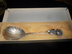 Hildesheim rosy silver caviar in dessert spoon box