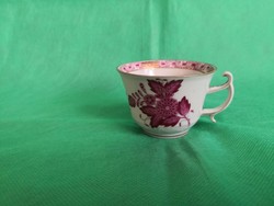 Antik Herendi Apponyi (purpur) mintás csésze