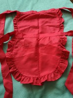 Red apron, 2 in one