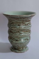 Gorka Géza ritka formájú art deco kerámia váza