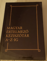 Magyar értelmező kéziszótár A-Z-ig