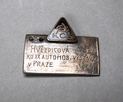 Prague Motor Show with 1928 plaque badge.