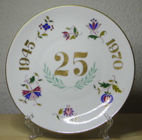 Rare Herend mhg liberation commemorative plate flawless from 1 forint no minimum price!