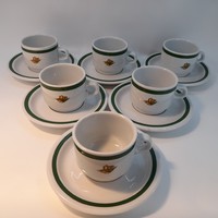 Alföldi porcelán - Út Tröszt - feliratos kávés csésze készlet