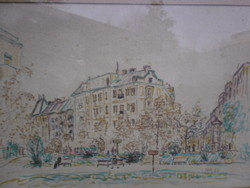 Zoltán Szegedi (1941-) Autumn, pastel on paper with frame