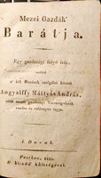 András Angyalffy Matthias: a friend of field farmers, 1824 pesthen