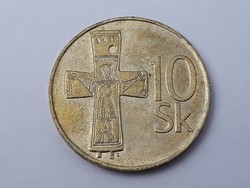 Szlovákia 10 Korona 2003 érme - Szlovák 10 Korona 2003 külföldi pénzérme
