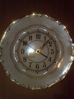 Zsolnay pompadour wall clock in perfect condition