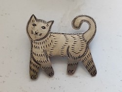 Alpaca kitten badge