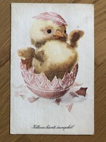 Régi Húsvéti képeslap -  Szilas Győző  rajz