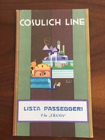Cosulich line shipping company, urania ocean liner, cruise passenger list, 1934.