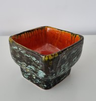 Applied art ceramic ikebana / flower bowl
