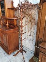 Hanger made of turned wood in antique style